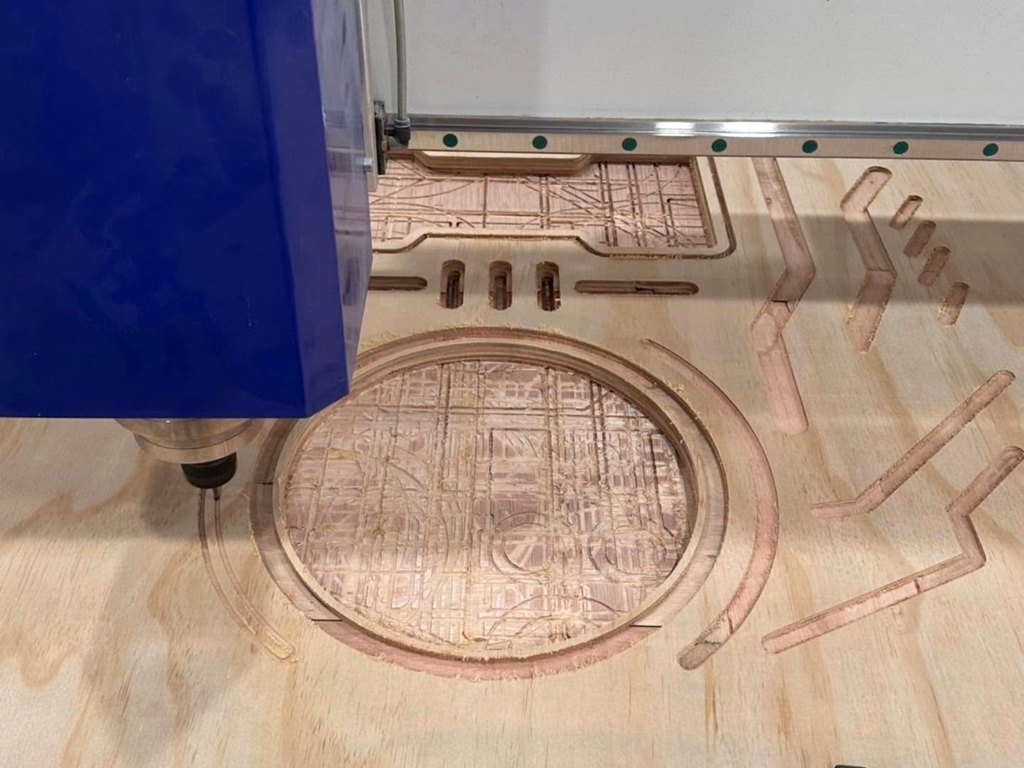 CR-V5 後車廂木工裝潢-CNC 數控機台切割木板-北二汽車音響02