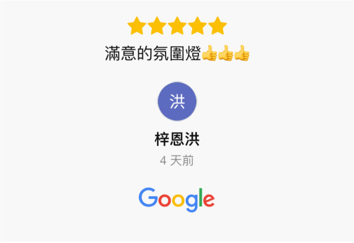 Google 五星好評見證-北二汽車音響-中壢汽車音響