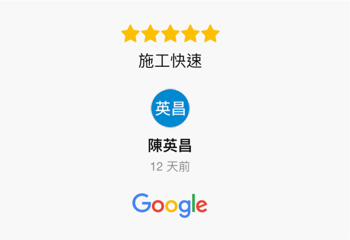 Google 五星好評見證-北二汽車音響-中壢汽車音響