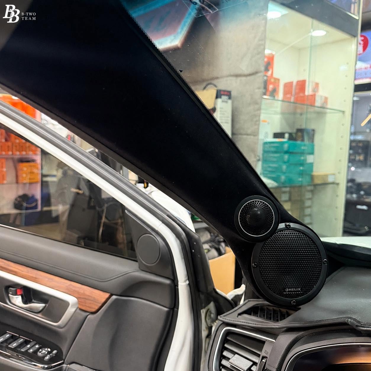 HONDA CRV5 發燒級20萬音響系統工程-桃園汽車音響-北二氣遮音響